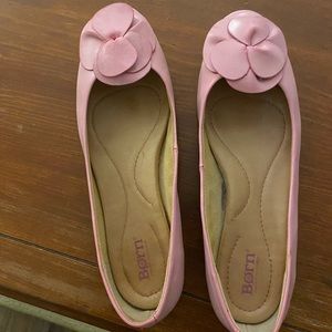 Born pink ballet flats